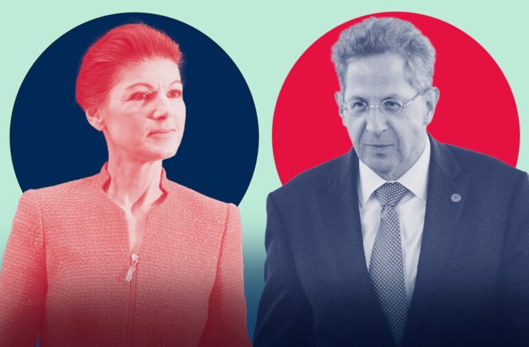 Sahra Wagenknecht und Hans-Georg Maaßen. Beide Politiker eint, daß sie das parteiensystem aufmischen wollen. Doch gelingt das?