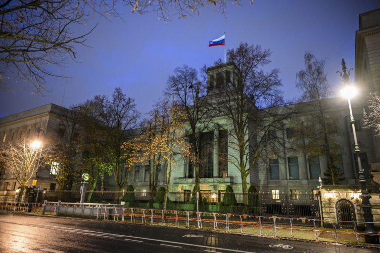 Auf dem Foto befindet sich das Gebäude der russischen Botschaft in Berlin. (Themenbild/Symbolbild)