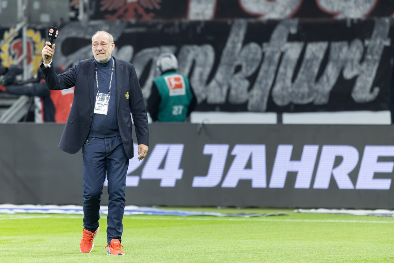 Eintracht Frankfurts Ehrenpräsident Peter Fischer: Strafanzeige wegen Entgleisungen gegenüber der AfD.