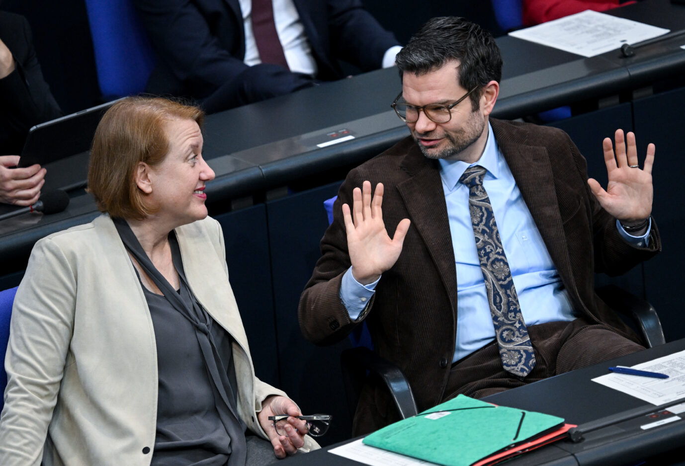 Bundesjustizminister Marco Buschmann (FDP) ist mit seinen Plänen zur Verantwortungsgemeinschaft geistig nah an den Grünen dran.