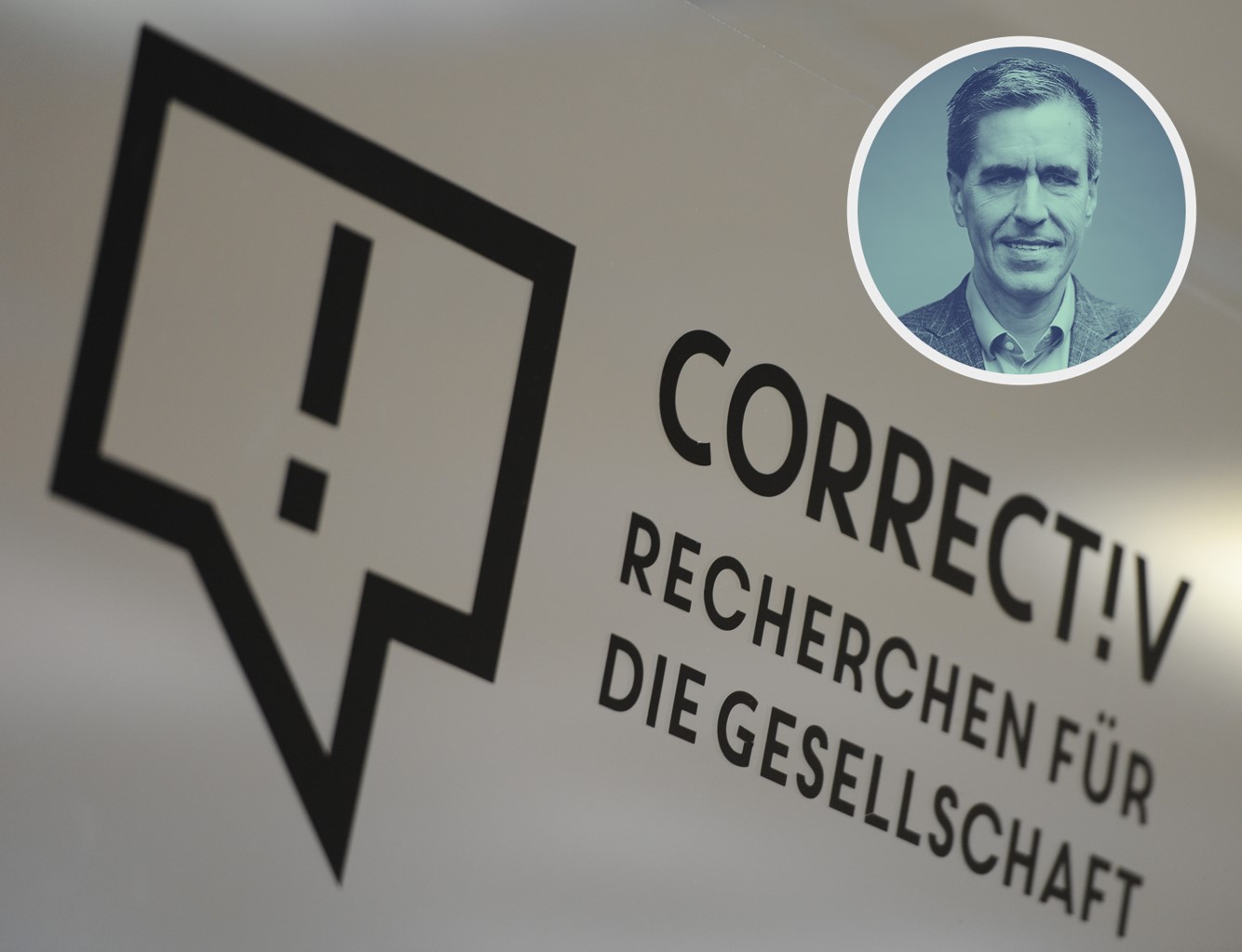 Das „Correctiv“-Logo: Die linke Rechercheplattform kämpft mit Staatsknete „gegen Rechts“