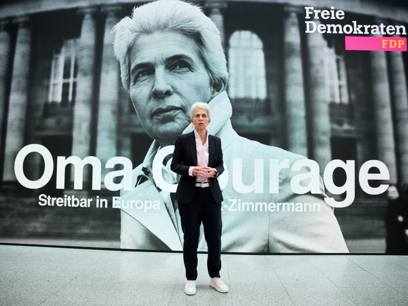 Mit Marie-Agnes Strack-Zimmermann hofft die FDP auf Erfolg bei der Europawahl.