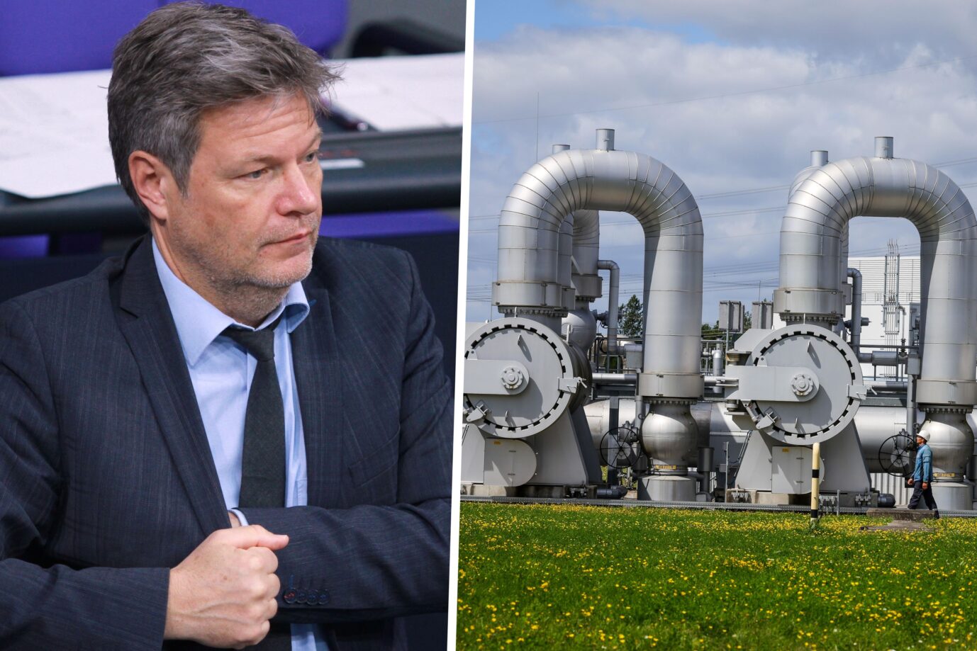 Wirtschaftsminister Habeck: Beseitigung des Gasnetzes hätte weitreichende Folgen.