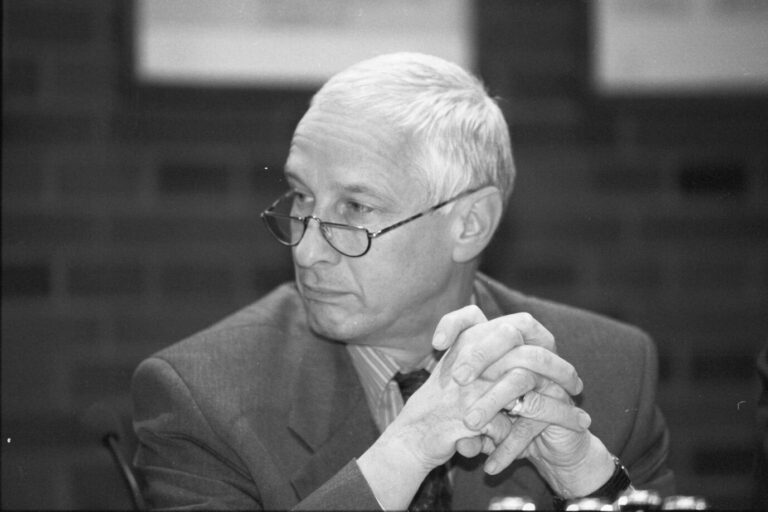 Die Justizminister der Laender in Bonn im November 1999, hier: Steffen HEITMANN (Sachsen),