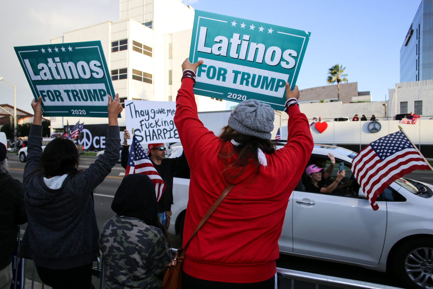 Schon bei der vergangenen Wahl zeigte sich, daß Donald Trump auch Latinos für sich begeistern kann (Archivbild).