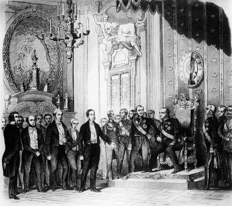 Friedrich Wilhelm IV. lehnt die ihm angebotene Kaiserwürde in der Frankfurter Nationalversammlung ab: Gekränkter Stolz und taktische Erwägungen.