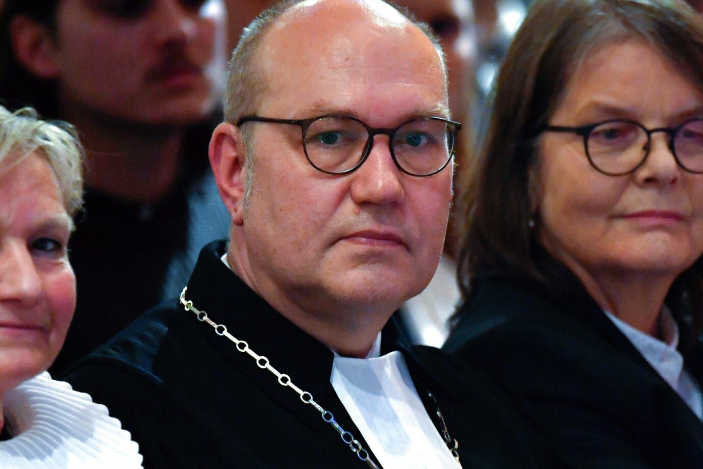  Diakonie-Präsident Rüdiger Schuch beim Gottesdienst anläßlich seiner Amtseinführung im Februar in Berlin.