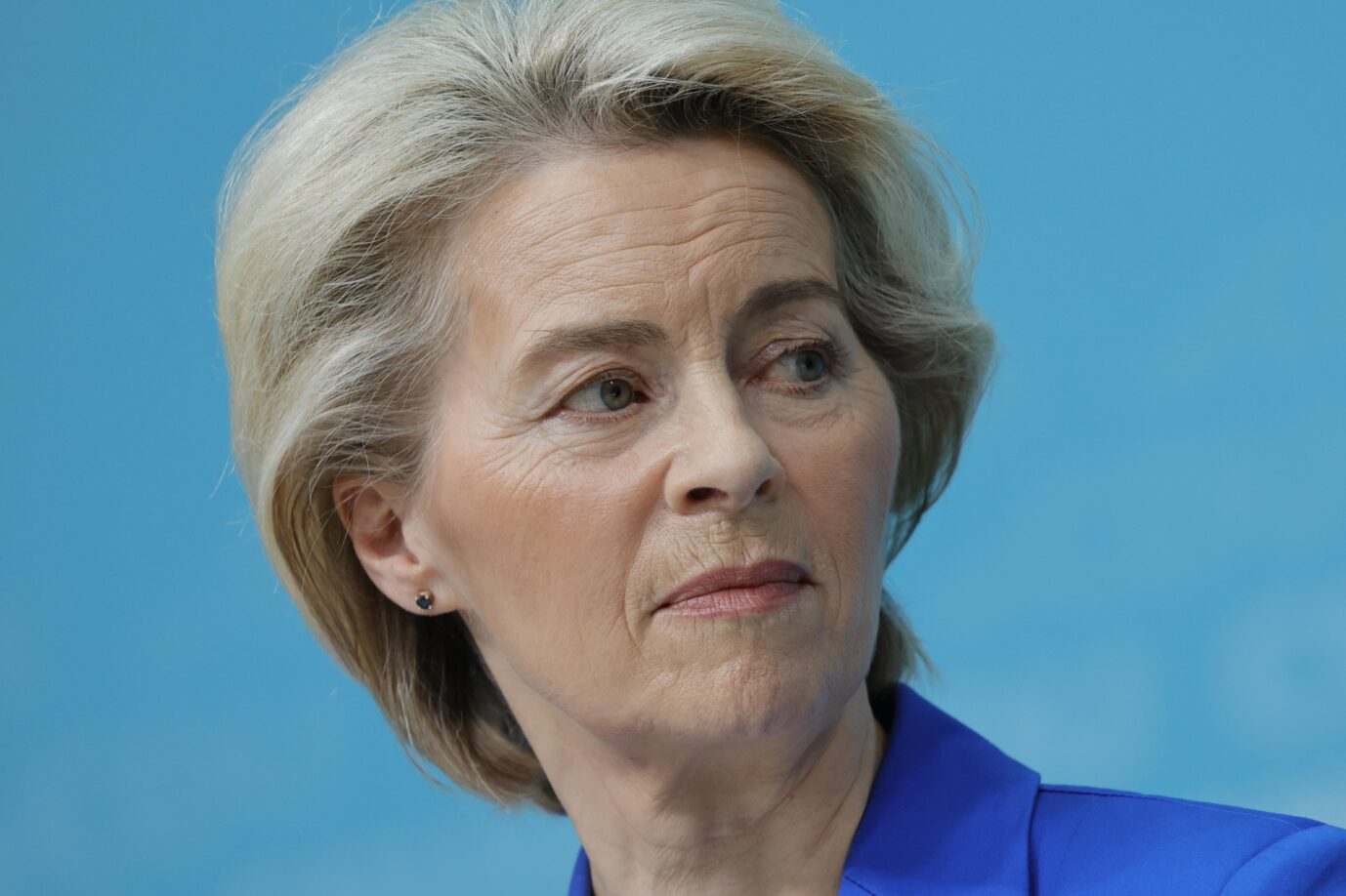EU-Kommissionspräsidentin Ursula von der Leyen nach ihrer Nominierung für den Posten durch CDU und CSU.