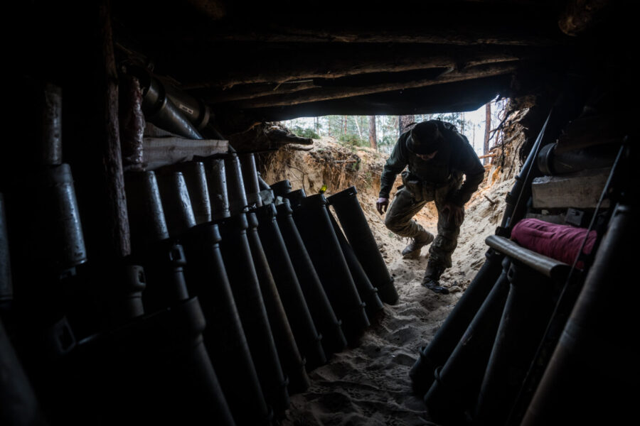 Im Ukraine-Krieg sind Schützengräben und befestigte Unterstände unverzichtbar für die Verteidiger.