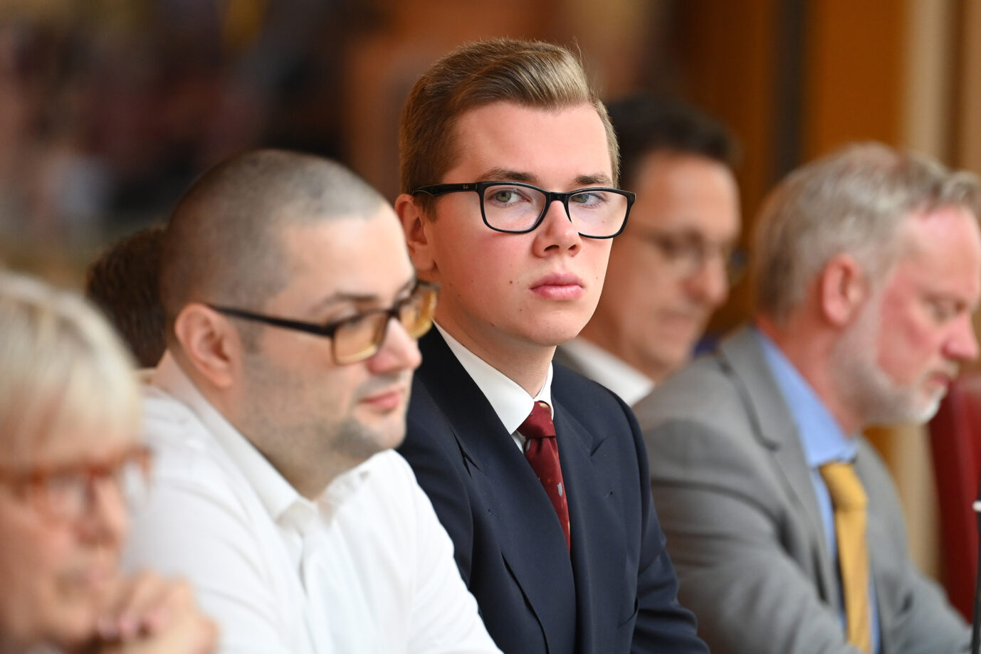 Der AfD-Abgeordnete Daniel Halemba bei einer Sitzung des Bayerischen Landtags am 9. April.