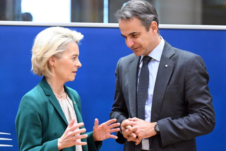 EU-Kommissionspräsidentin Ursula von der Leyen und ihr möglicher Nachfolger: Der griechische Ministerpräsident Kyriakos Mitsotakis.