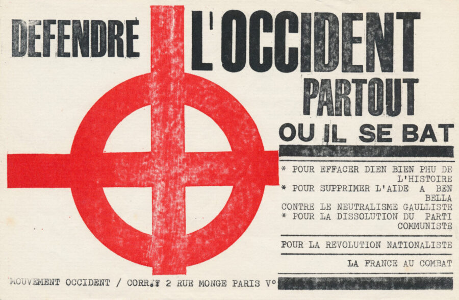 Flugblatt aus der proamerikanischen Phase des MO, 1966 oder 1967
