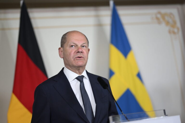 Das Bild zeigt Bundeskanzler Olaf Scholz von der SPD.