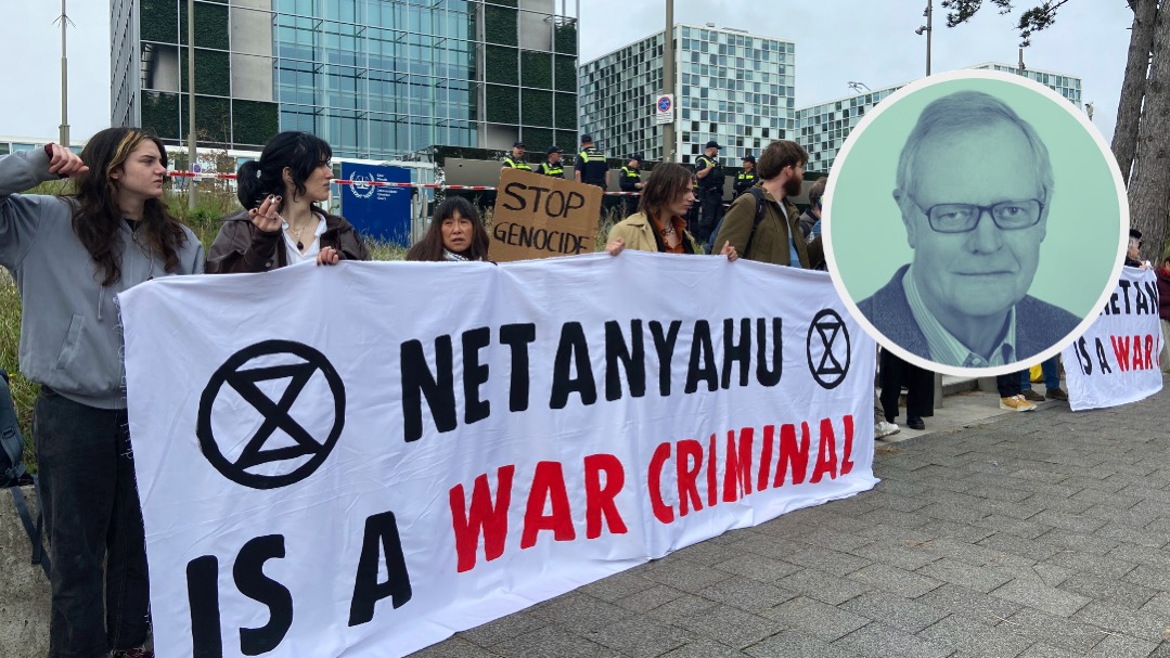 Auf dem Foto befinden sich Proteste gegen Israels Ministerpräsident Netanjahu vor dem Internationalen Strafgerichtshof in Den Haag. (Themenbild)