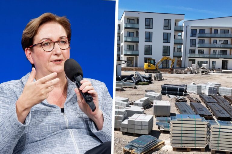 Die Bundesregierung hat das Ziel, 400.000 neue Wohnungen zu bauen, deutlich verfehlt. Das teilte das Statistische Bundesamt mit, auch Baumininisterin Clara Geywitz äußerte sich.