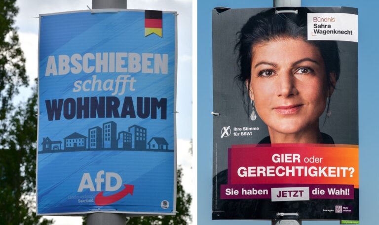 Ohne die AfD oder das BSW kann in Sachsen laut Umfrage keine Regierung gebildet werden.