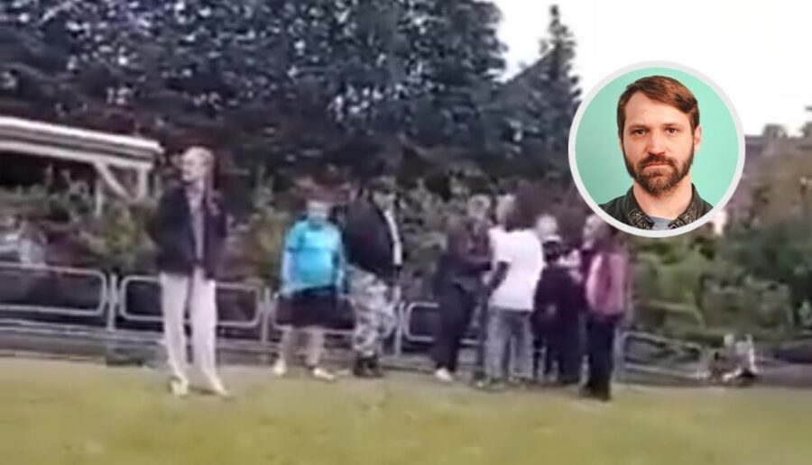 Dieses Video zeigt eine Aiseiandersetzung in Grevesmühlen, die von den Medien zu einem rassistischen Exzeß stilisiert wurde