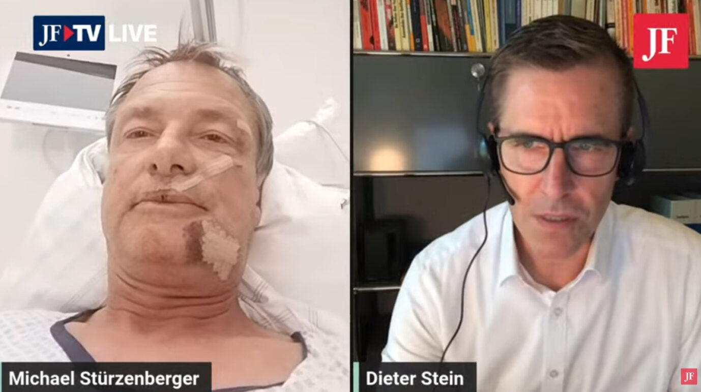 Michael Stürzenberger im Gespräch mit JF-Chefredakteur Dieter Stein zum Attentat von Mannheim