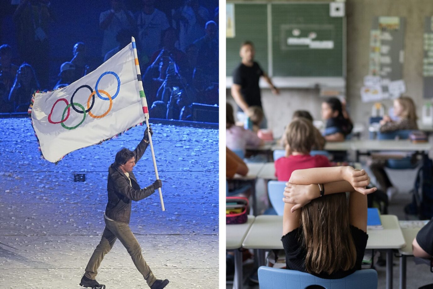 Die triumphale Olympia-Schlußfeier und ein deutsches Klassenzimmer – beide leiden an beinahe olympischer Disziplinlosigkeit