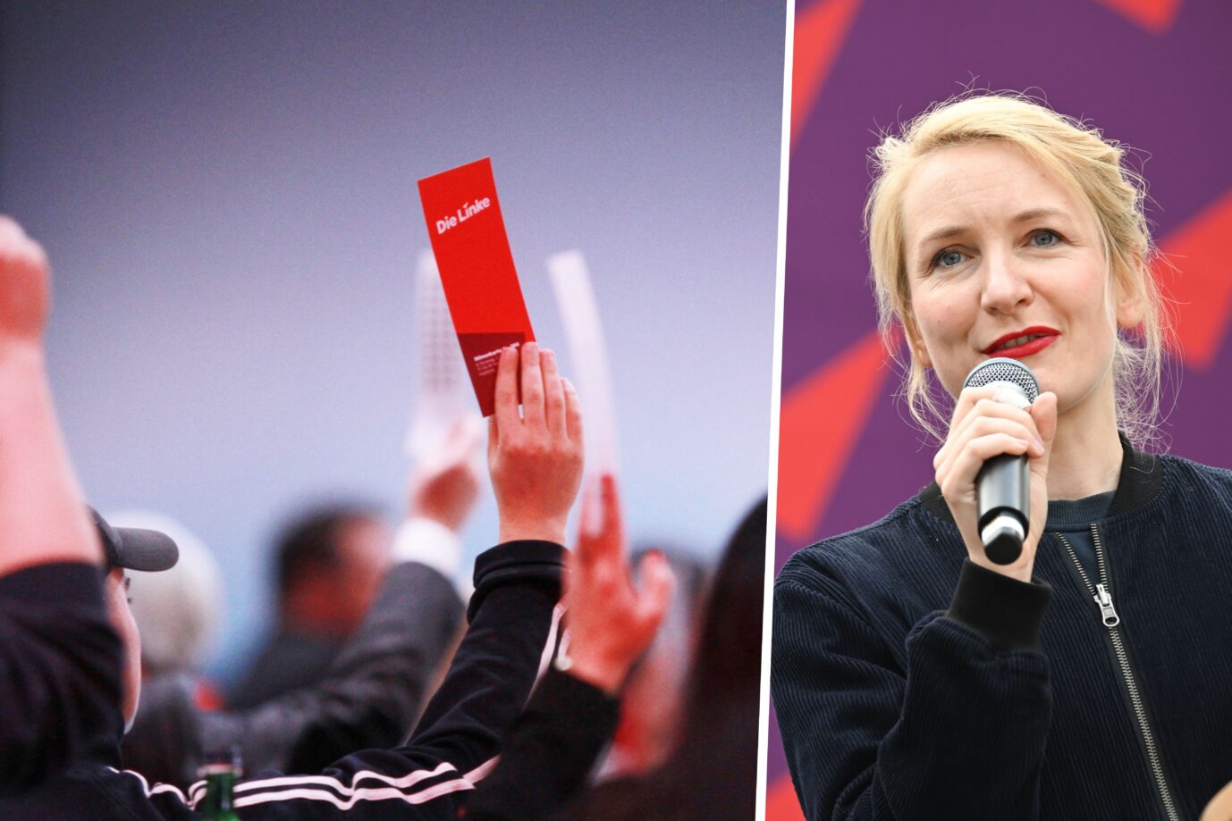 Die Journalistin Ines Schwerdtner will beim kommenden Parteitag im Oktober an die Spitze der Linkspartei wählen lassen: Ihr Kurs setzt auf eine klare Klassenpolitik Montage: picture alliance/dpa | Sebastian Gollnow/ picture alliance / dts-Agentur | -