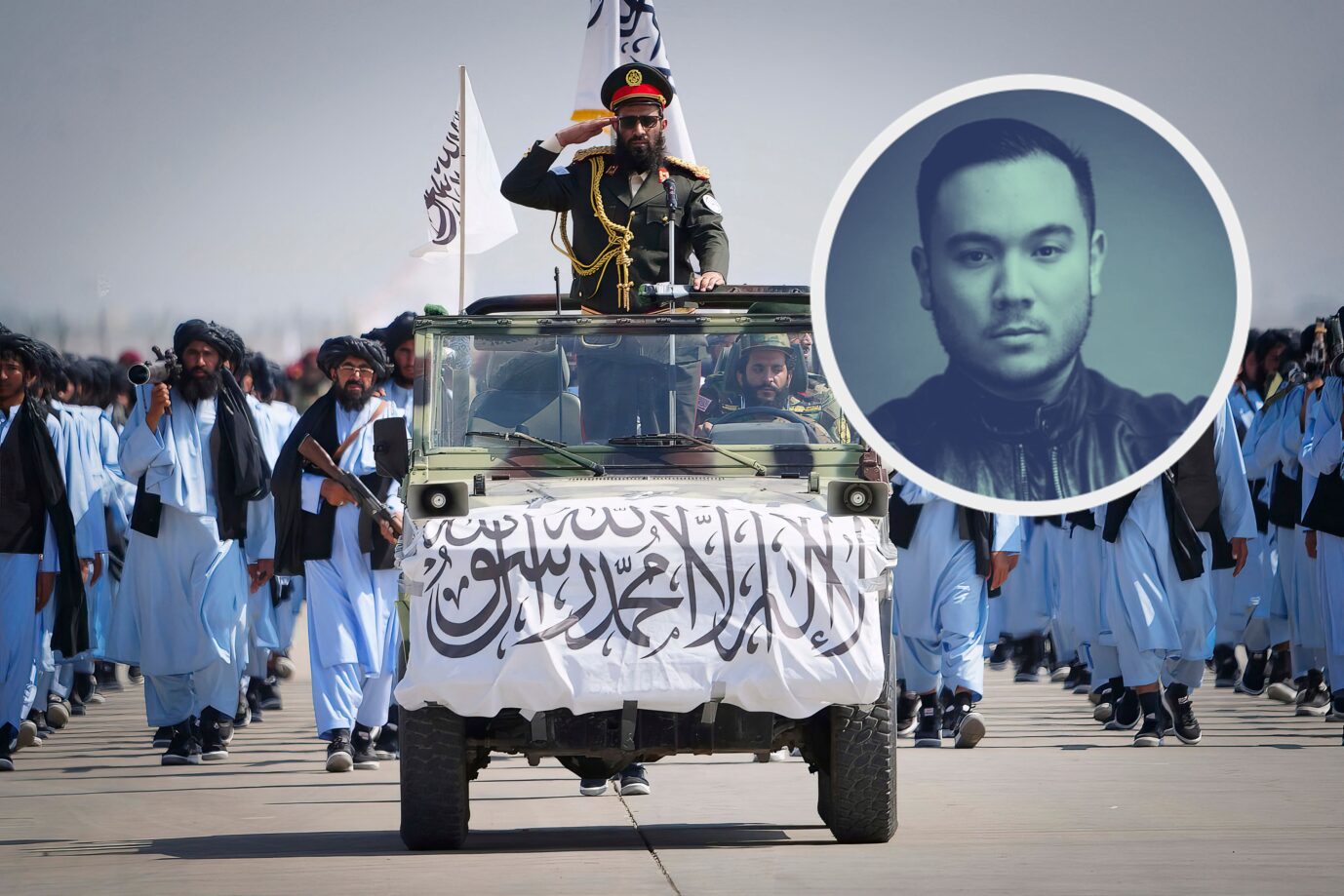 Es ist ein riesiger Mittelfinger Richtung Westen: Die Taliban zelebrieren mit einer Militärparade die „Befreiung“ Afghanistans. Die Ausrüstung stammt hauptsächlich aus den Vereinigten Staaten. Die Zukunft der Gotteskrieger scheint rosig, kommt doch kaum eine Regionalmacht an dem Bergland vorbei. Die Taliban (Das Islamische Emirat) hielten eine besondere Zeremonie und eine Militärparade mit US-Militärausrüstung auf dem Flugplatz Bagram in Kabul ab, um den dritten Jahrestag der Übernahme Afghanistans im August 2021 zu feiern, den Tag des vollständigen Abzugs der amerikanischen und ausländischen Truppen aus Afghanistan. Kabul, Afghanistan, 14. August 2024.  Militärparade der Taliban in Afghanistan: Die Ausrüstung stammt von den frühren US-Besatzungstruppen Foto: picture alliance / abaca | SalamPix/ABACA