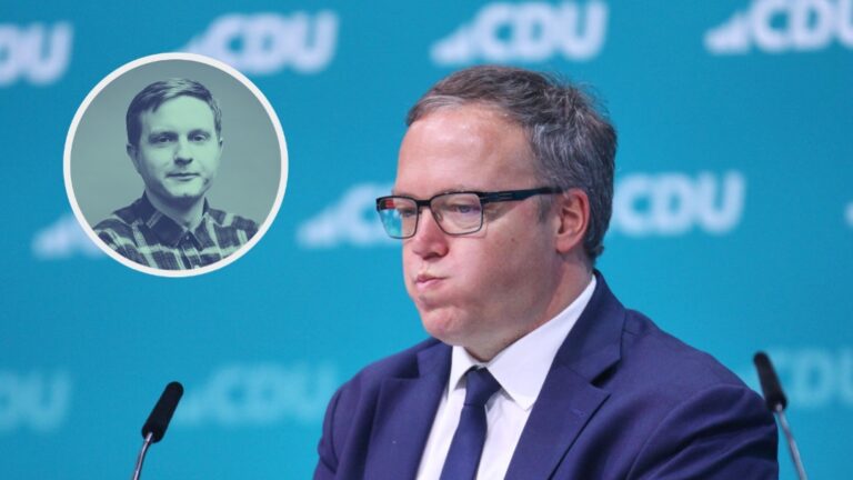 CDU-Spitzenkandidat zur thüringischen Landtagswahl, Mario Voigt.