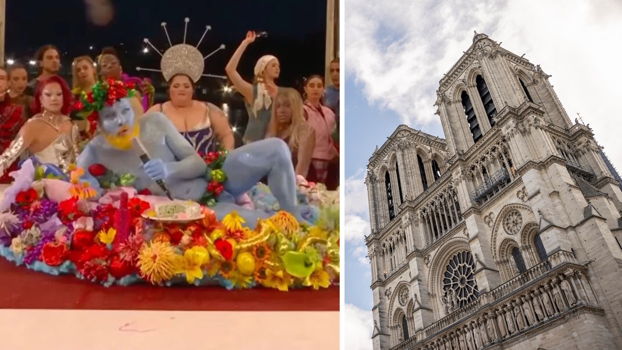 Nach obszönen Bildern bei der Olympia-Eröffnungsfeier kommt Papst Franzsikus nicht zur Einweihung der wiederaufgebauten Kirche Notre Dame.