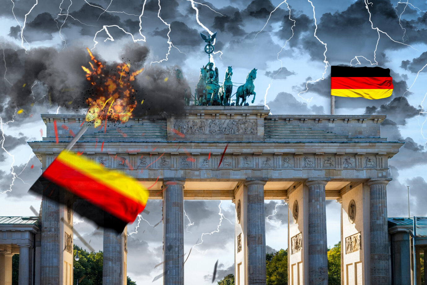 Rezession: Die dunklen Wolken über Deutschlands Wirtschaft wollen sich nicht verziehen.