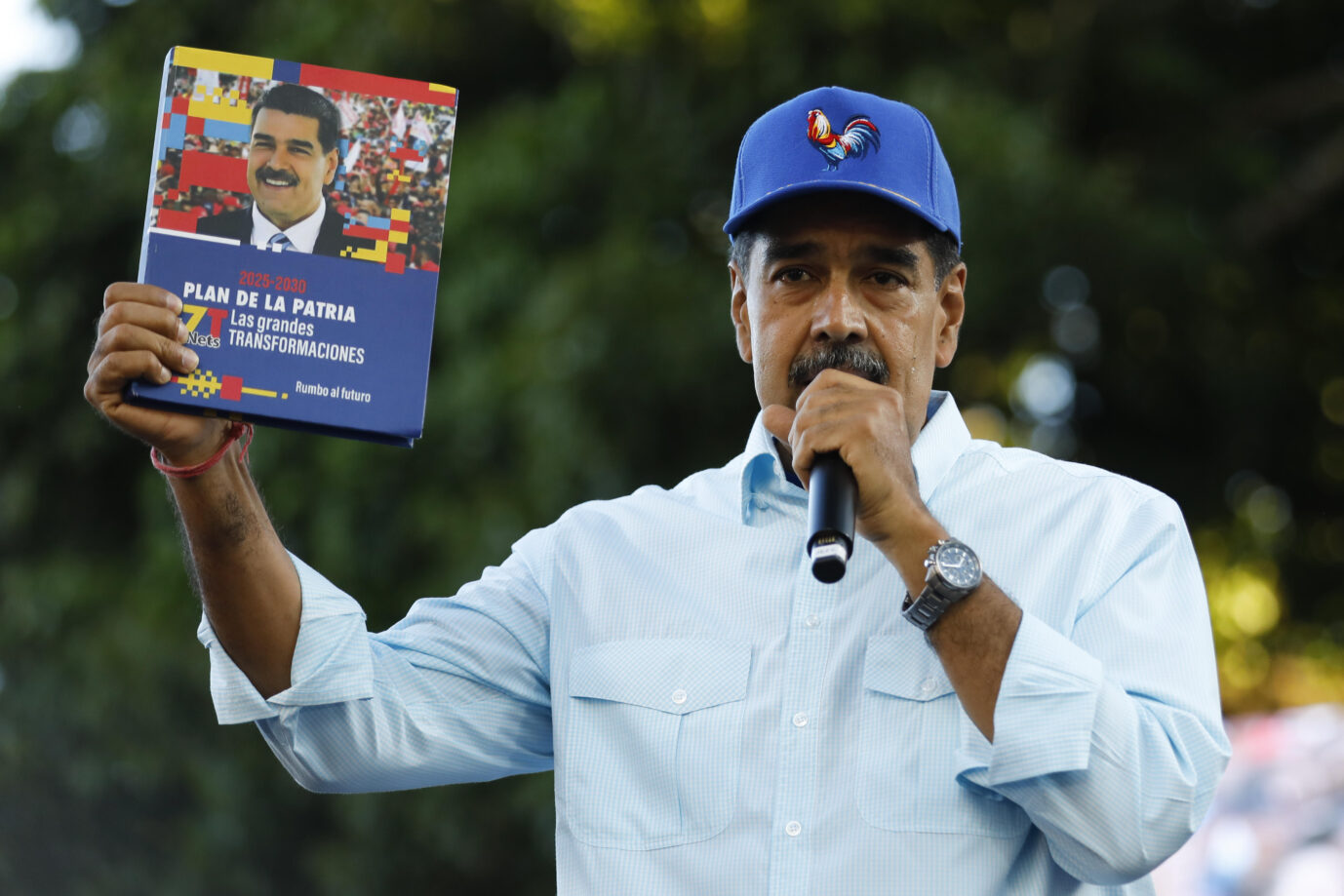 Venezuelas sozialistischer Machthaber Nicolas Madura wird von der Trump Regierung gejagt. Foto: picture alliance / Anadolu | Pedro Rances Mattey