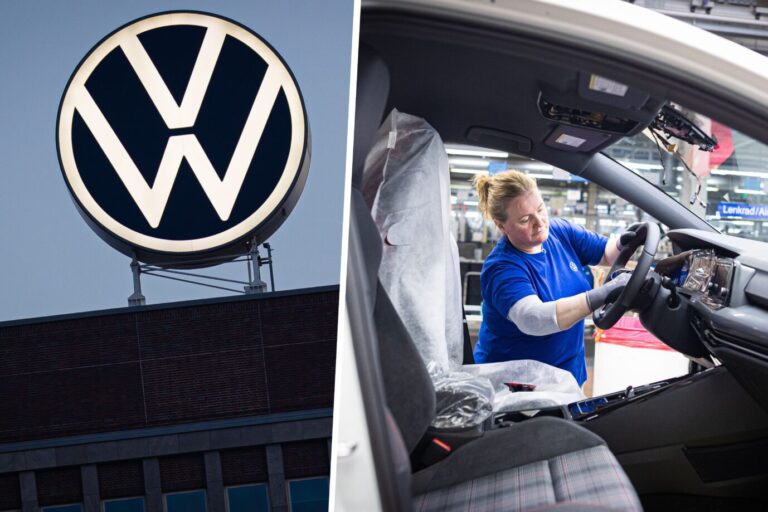 Bis 30.000 Stellen sind bei VW derzeit unsicher Montag: picture alliance/dpa | Moritz Frankenberg/ picture alliance/dpa | Moritz Frankenberg