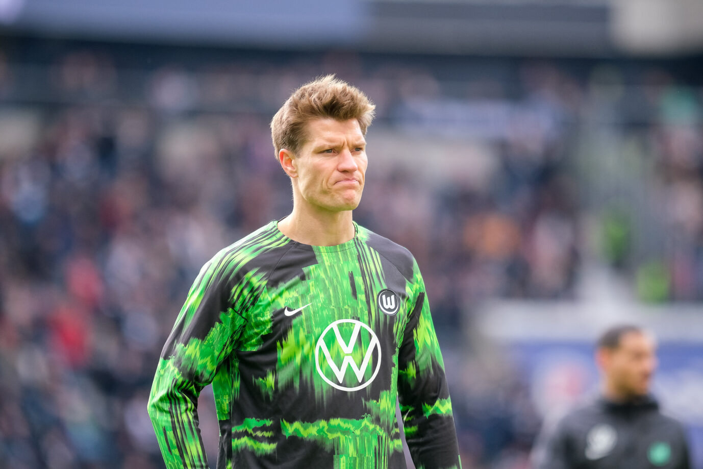 Kevin Behrens vom VfL Wolfsburg hat seinen Verein verärgert.