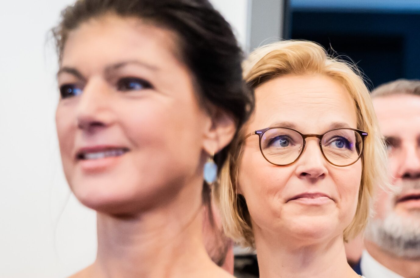 Streit: Sahra Wagenknecht mit ihrer Thüringer Landeschefin Katja Wolf.