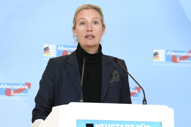 AfD-Bundeschefin Alice Weidel zur Causa „Sächsische Separatisten“: „In unserer Partei gibt es keinen Platz für sie.“ (Themenbild)