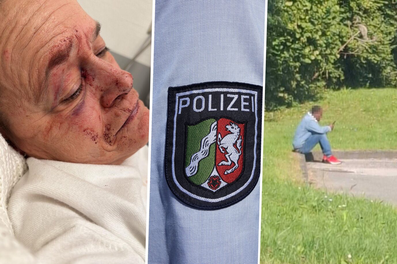 Das Opfer, die Polizei und der mutmaßliche Täter ist Afrikaner