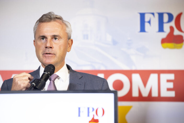 Norbert Hofer, FPÖ-Spitzenkandidat für die burgenländische Landtagswahl spricht in der JF über den Erfolg seiner Partei. Foto: picture alliance / TOBIAS STEINMAURER / APA /