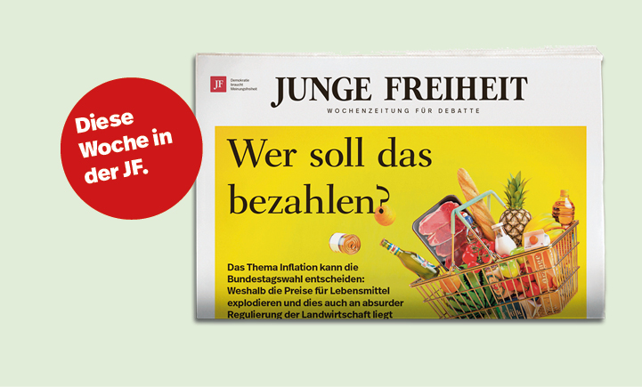 Die neue Jungen Freiheit. Die Ausgabe 50/24 behandelt das Thema „Wer soll das bezahlen?“