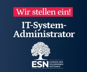 ESN Fraktion, Europa der Souveränen Nationen, ESN Stellenanzeigen