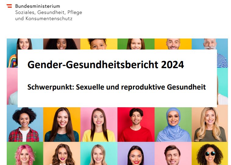 Der Genderbericht wurde mit Steuergeld finanziert. Screenshot Bundsministerium für Gesundheit