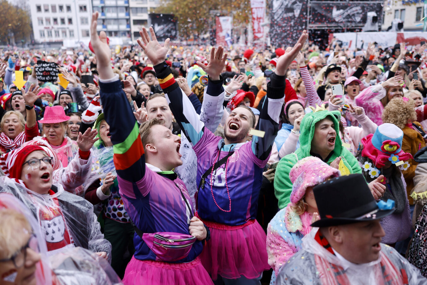 Straßenkarneval in Köln, Szene vom 11.11.2024.