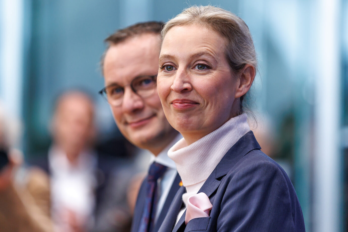 Die AfD-Fraktionsvorsitzenden Alice Weidel und Tino Chrupalla verdanken das starke Bundestagswahl-Ergebnis zum großen Teil den Wählern im Westen.