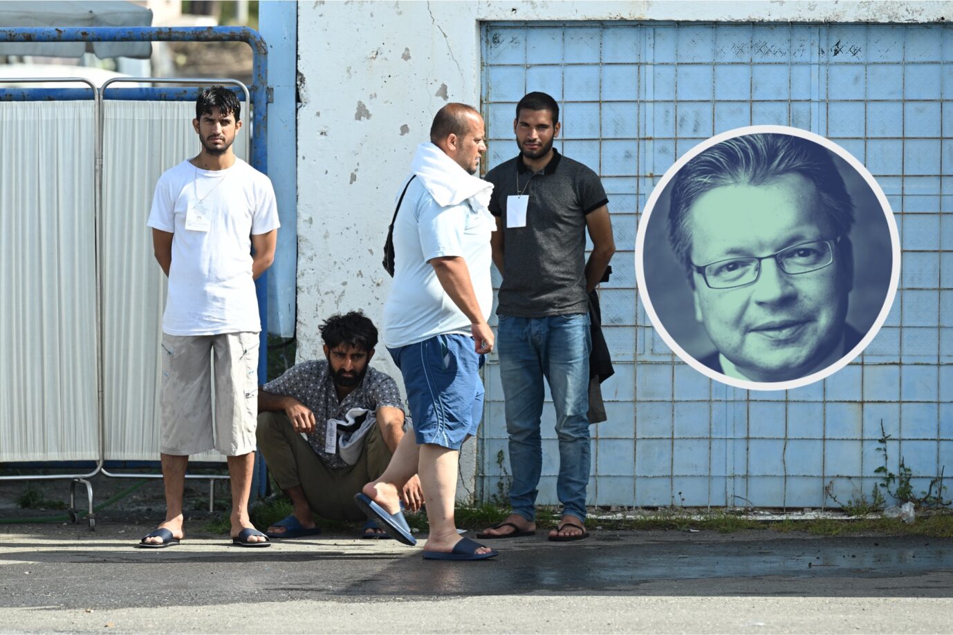 Asylsuchende an der griechischen Küste: Warten auf die Weiterfahrt nach Deutschland? (Themenbild)