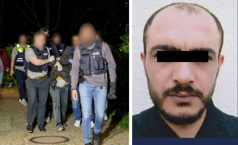 Festnahme in Heiligenhaus bei Düsseldorf: Der Syrer Mahmoud M., der auf Fußballfans einstach.