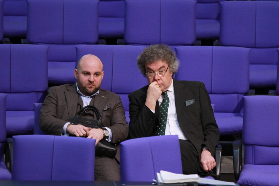 Markus Frohnmaier und Matthias Moosdorf. Nun gelten beide als Gegenspieler, was die Besetzung der Auschußposten für die AfD angeht.