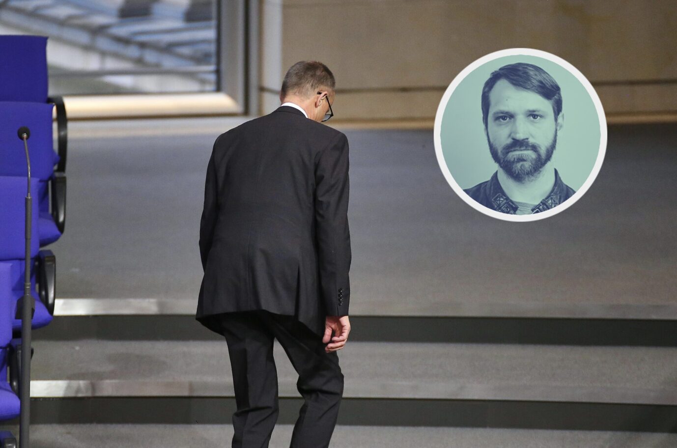 Berlin, Deutschland: Deutscher Bundestag: 207. Bundestagssitzung: CDU-Chef Friedrich Merz geht raus. Erleidet historische Niederlage.