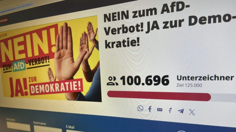 JF-Petition gegen ein AfD-Verbot: Auf Erfolgskurs. Foto: JF