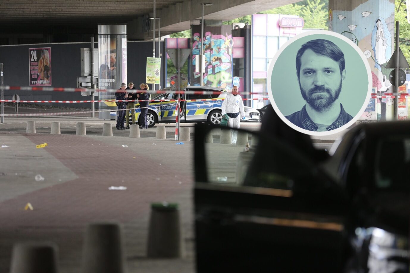 Tatort in Bielefeld: Syrer sticht zu. Foto: picture alliance/dpa/Christian Müller TV | Christian Müller. Ist das die neue deutsche Härte?