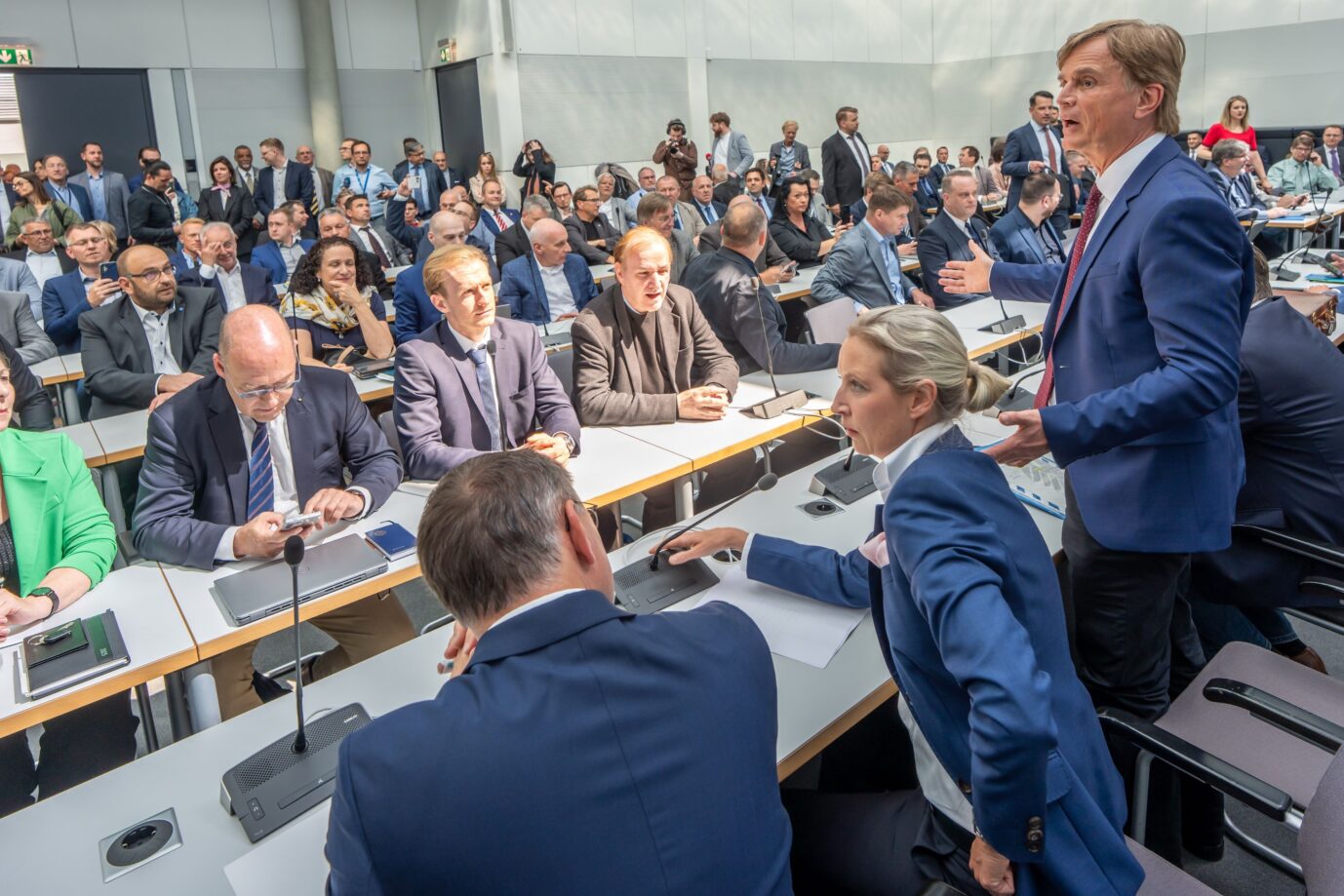 Das Bild zeigt die Bundestagsfraktion der AfD.
