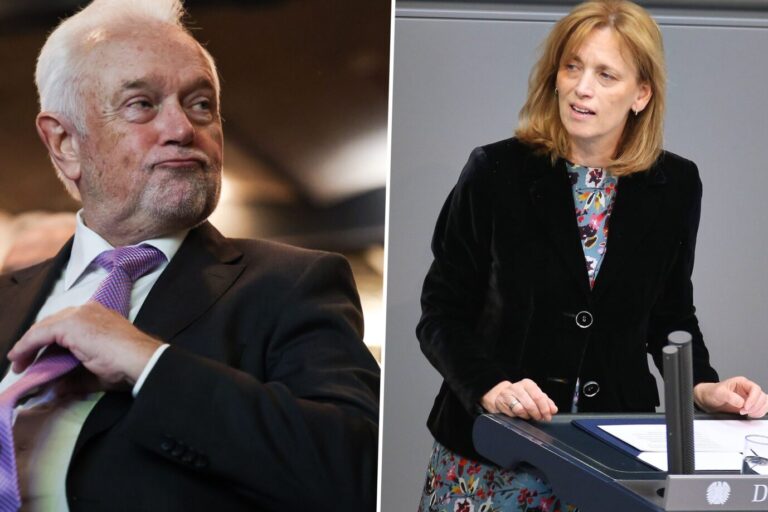 Das Bild zeigt Wolfgang Kubicki von der FDP und Karin Prien von der CDU.
