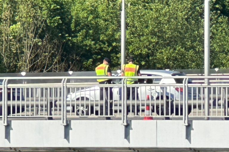 Kontrolle auf illegale Einreise an der Grenze zwischen Österreich und Deutschland.