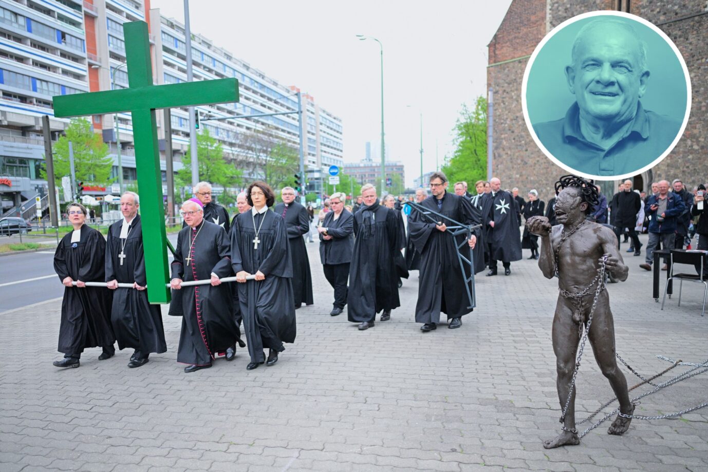 Die Berliner Karfreitagsprozession der evangelischen und katholischen Kirchen: Ein Sinnbild der Krise des institutionellen Christentums. (Themenbild)